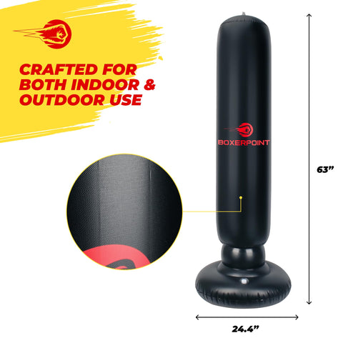 Boxerpoint Inflatable Punching Bag for Kids Boxerpoint