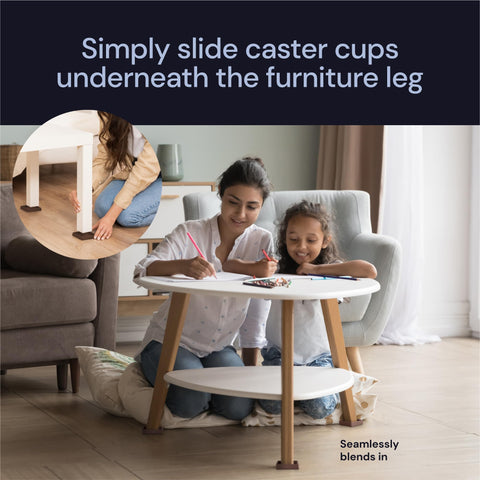CasterMaster Non Slip Furniture Pads Black CasterMaster