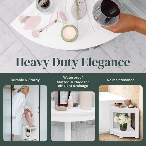 Rohkex Corner Shower Stool- HDPE Rohkex