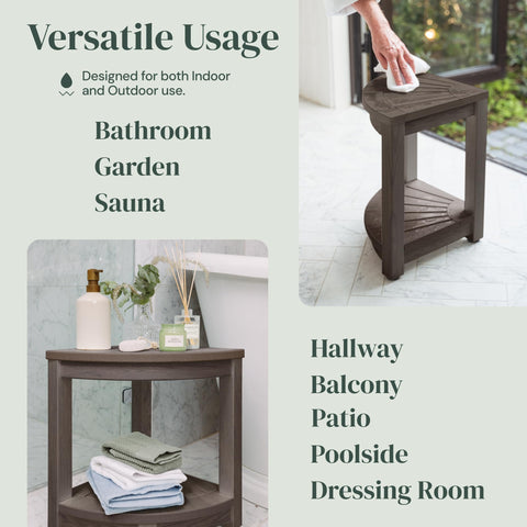 Rohkex Corner Shower Stool- HDPE Rohkex