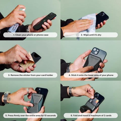 Elite Tech Gear Vegan Leather Phone Stand Elite Tech Gear