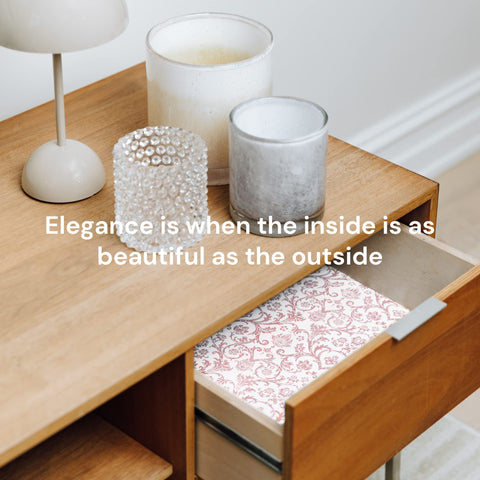 Scented Drawer Paper Liners (6-Pack Non-Adhesive Sheets) Elodie Essentials