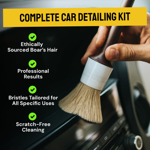 Detail Dudes Car Detailing Brush Kit Detail Dudes