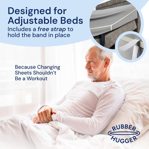 Ribbed Rubber Band Bed Sheet Straps Rubber Hugger