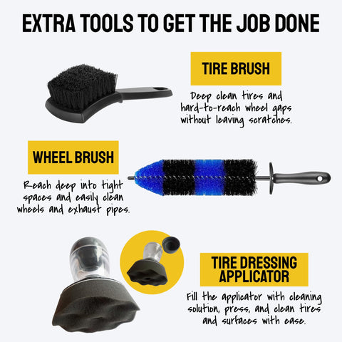 Detail Dudes Car Detailing Brush Kit Detail Dudes
