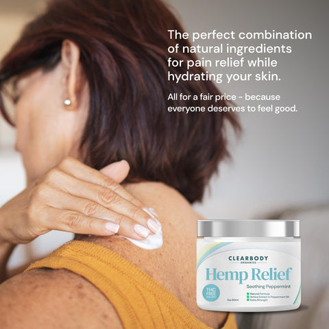 Clearbody Organics Hemp Cream Peppermint & Arnica Clearbody Organics