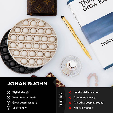 Pop It Fidget Toys for Stress Relief (2-Pack) Johan & John