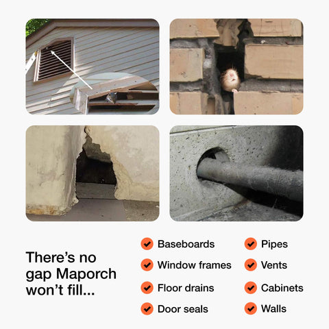 MaPorch Mice Control Steel Wool+ Gloves & Scissors MaPorch