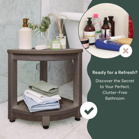 Rohkex Corner Shower Stool- HDPE Rohkex