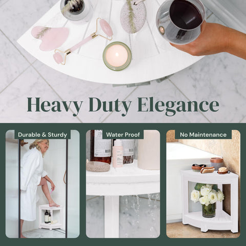 Rohkex Corner Shower Stool- HDPE Rohkex