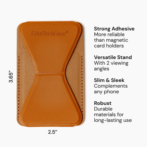 Elite Tech Gear Vegan Leather Phone Stand Elite Tech Gear