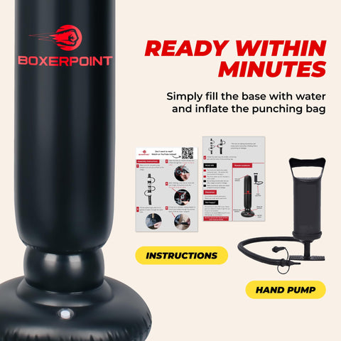 Boxerpoint Inflatable Punching Bag for Kids Boxerpoint