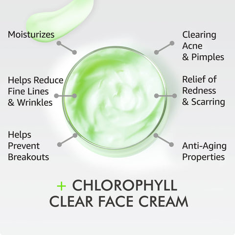 Clearbody Organics Chlorophyll Cream For Acne 2oz Clearbody Organics