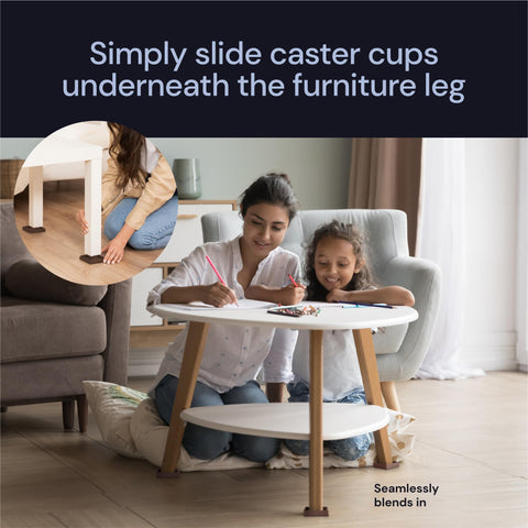 CasterMaster Non Slip Furniture Pads Brown CasterMaster