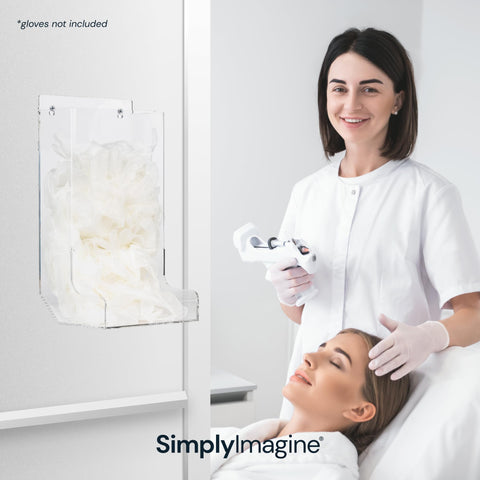 SimplyImagine Safety Glasses Dispenser 2 Lids SimplyImagine