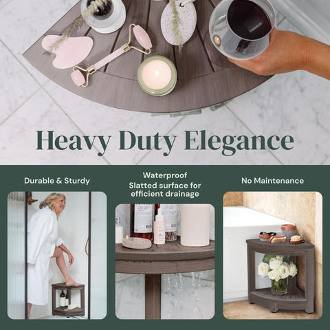 Rohkex Corner Shower Stool- HDPE Rohkex