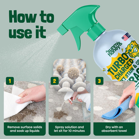 Sunny & Honey Pet Stain & Odor Remover Turbo- 32 oz Sunny & Honey