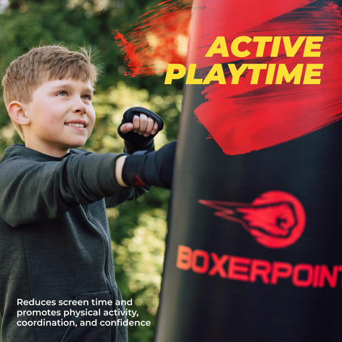 Boxerpoint Inflatable Punching Bag for Kids Boxerpoint