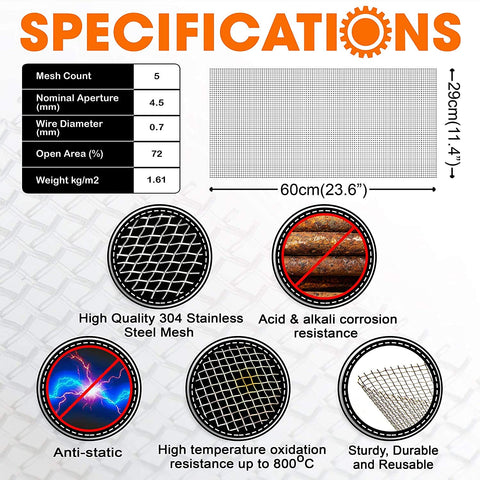 MaPorch Galvanized Wire Mesh Roll For Animals MaPorch