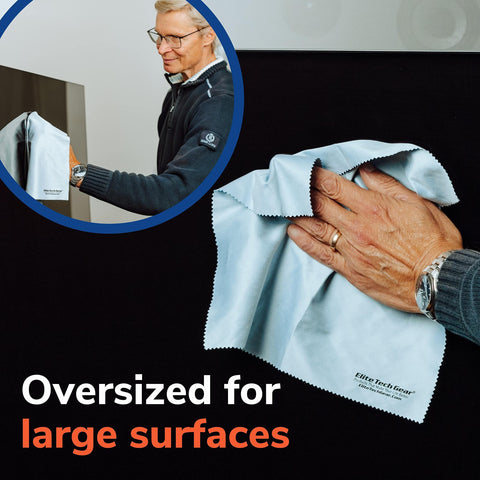 Elite Tech Gear Microfiber Cloth Bulk Blue Elite Tech Gear