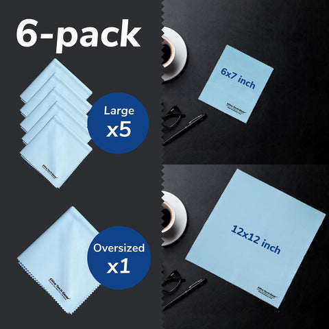 Elite Tech Gear Microfiber Cloth Bulk Blue Elite Tech Gear