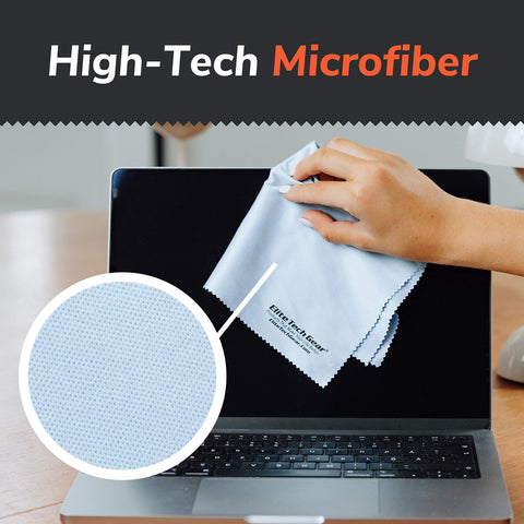 Elite Tech Gear Microfiber Cloth Bulk Blue Elite Tech Gear