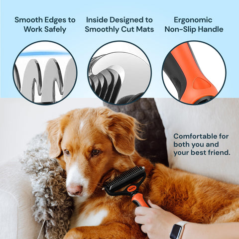MalsiPree Pet Grooming Brush Tool- Large Malsipree