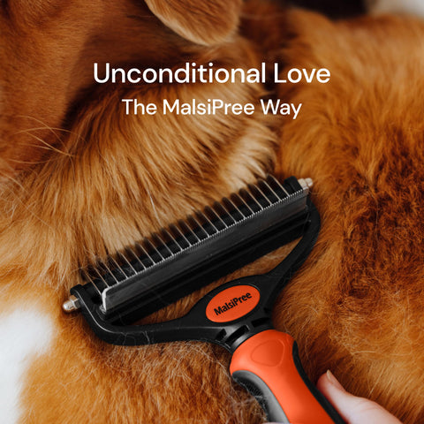 MalsiPree Pet Grooming Brush Tool- Large Malsipree