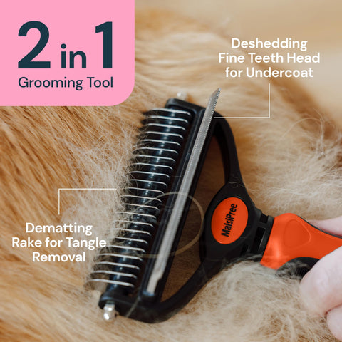 MalsiPree Pet Grooming Brush Tool- Large Malsipree