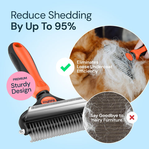 MalsiPree Pet Grooming Brush Tool- Large Malsipree
