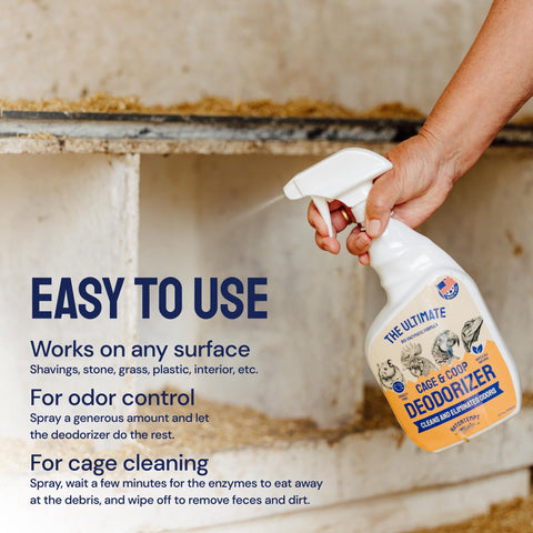 Ultimate Chicken Cage Coop & Yard Deodorizer (32 oz) | Hatortempt