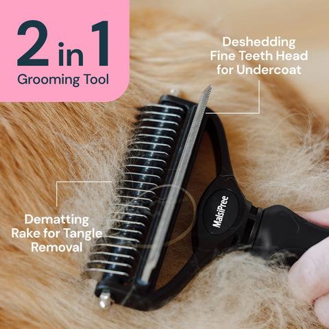 MalsiPree Pet Grooming Brush Tool- Large Malsipree