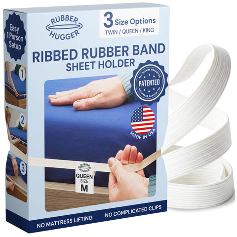 Ribbed Rubber Band Bed Sheet Straps Rubber Hugger