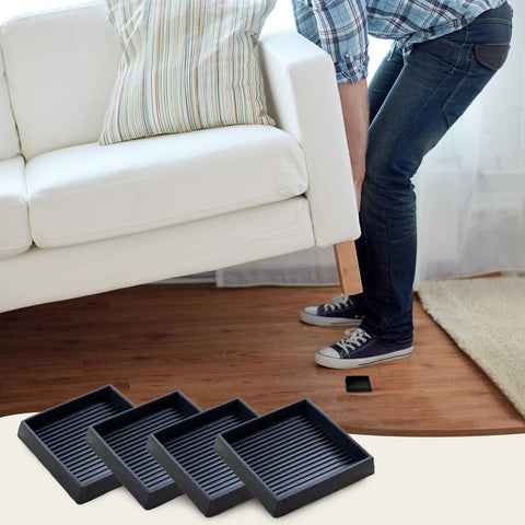 CasterMaster Non Slip Furniture Pads Black CasterMaster