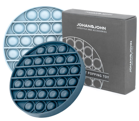Pop It Fidget Toys for Stress Relief (2-Pack) Johan & John