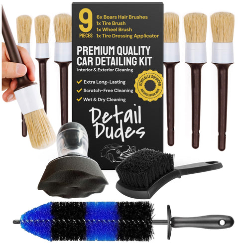 Detail Dudes Car Detailing Brush Kit Detail Dudes