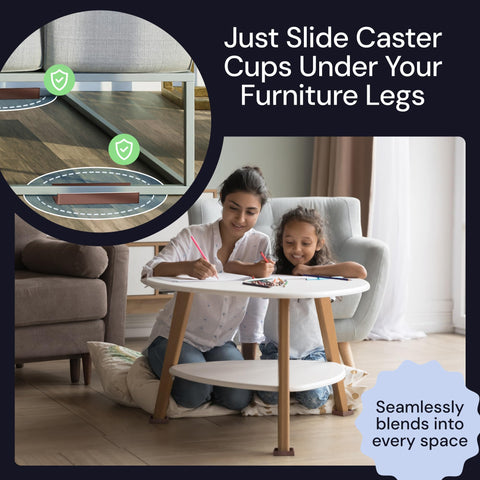 CasterMaster Non Slip Furniture Pads Brown CasterMaster