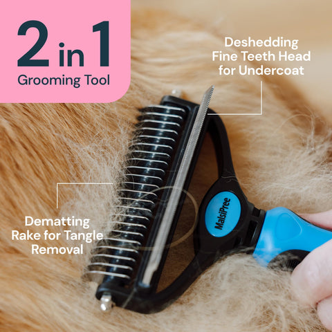 MalsiPree Pet Grooming Brush Tool- Large Malsipree