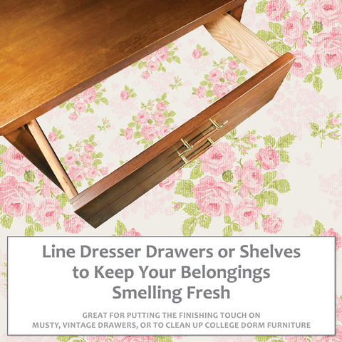 Scented Drawer Paper Liners (6-Pack Non-Adhesive Sheets) Elodie Essentials