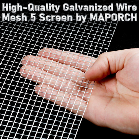 MaPorch Galvanized Wire Mesh Roll For Animals MaPorch
