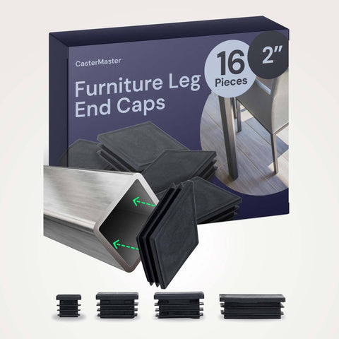 CasterMaster Furniture Leg End Caps CasterMaster