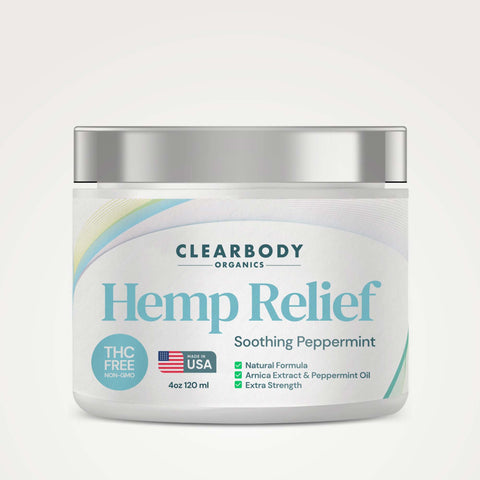 Clearbody Organics Hemp Cream Peppermint & Arnica Clearbody Organics