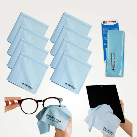 Elite Tech Gear Microfiber Cloth Bulk Blue Elite Tech Gear
