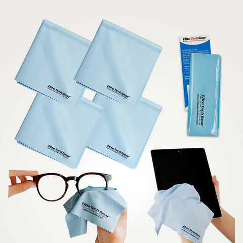 Elite Tech Gear Microfiber Cloth Bulk Blue Elite Tech Gear