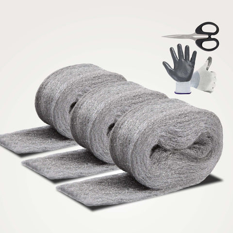 MaPorch Mice Control Steel Wool+ Gloves & Scissors MaPorch