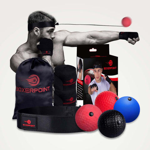 Boxing reflex training set.