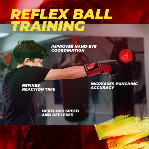 Reflex ball training equipment.