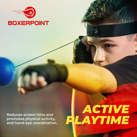 Boxing reflex ball training set.