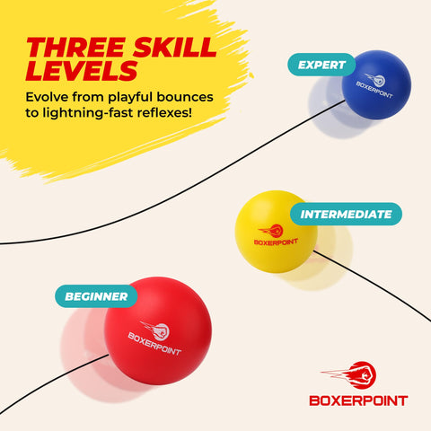 Three-level skill balls.