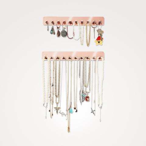 Wall-Mounted Necklace Organizer & Holder (2-Pack) Boxy Concepts